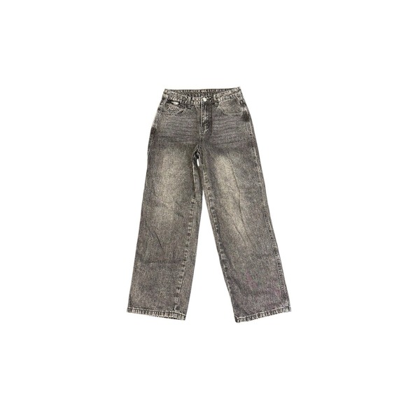 Black Pants - Dazy Jeans Size‎ S Dark Wash Retro Jeans Wide leg